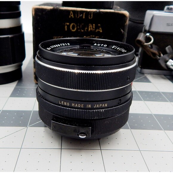 Minola Pentax 35mm Body Only Cameras Takumar Vivitar Hanimex-Praktica Lens Lot - Picture 6 of 16